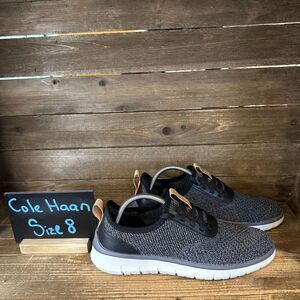 New Mens Cole Haan Generation Zerogrand Stitchlite‎ Knit Gray Sneakers Shoes 8 M